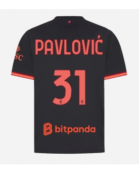 AC Milan Strahinja Pavlovic #31 Maglia Gara Terza Repliche 2026-27 Maniche Corte